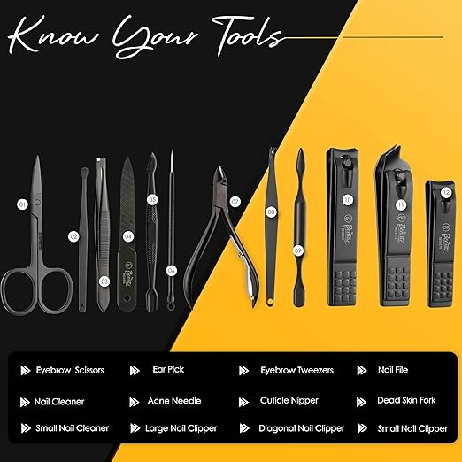 Beauté Secrets Essentials Manicure Set Nail Clippers